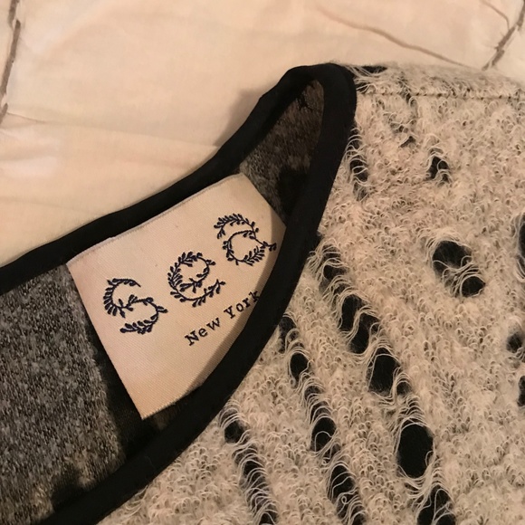 SEA Wool Dress Black and White Sz small BEAUTIFUL! - Picture 3 of 6